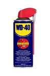 WD-40 Producto Multi-Uso en Spray Lubrica, Afloja, Protege del óxido, Dieléctrico, Limpia metales y plásticos y Desplaza la humedad 400ml