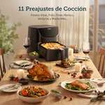COSORI 5,5 L, Air Fryer con 100 Recetas en Español, con 13 Funciones, Pantalla Táctil LED, Cocción Rápida y Saludable Temporizador