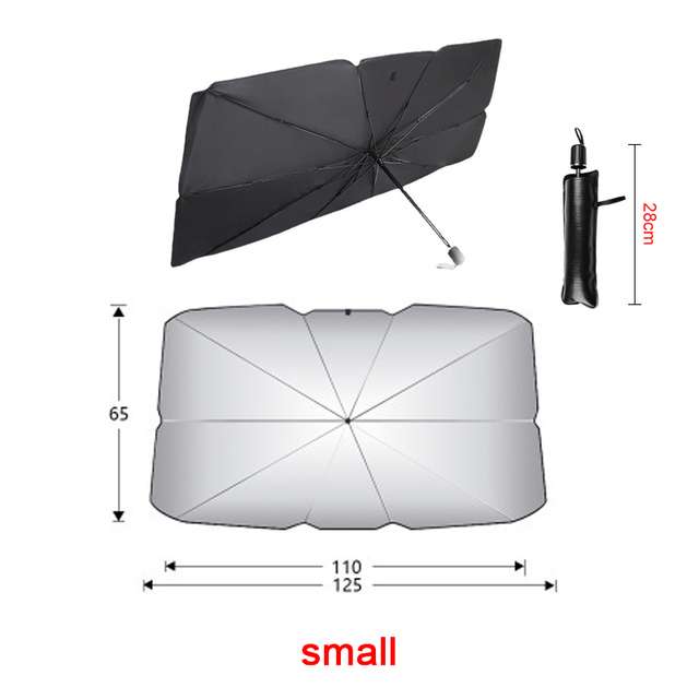 Parasol Interior para Parabrisas de Coche (tallas: pequeña y grande (7,13€) )