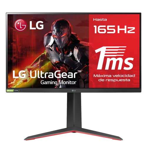 LG 27GP850-B - Monitor Gaming UltraGear 27 pulgadas, Panel IPS, 165Hz, 1 ms