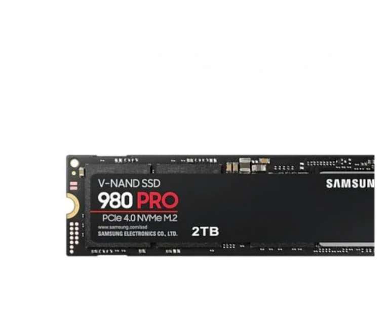 Samsung 980 Pro SSD 2TB PCIe 4.0 NVMe M.2 (mismo precio amazon)