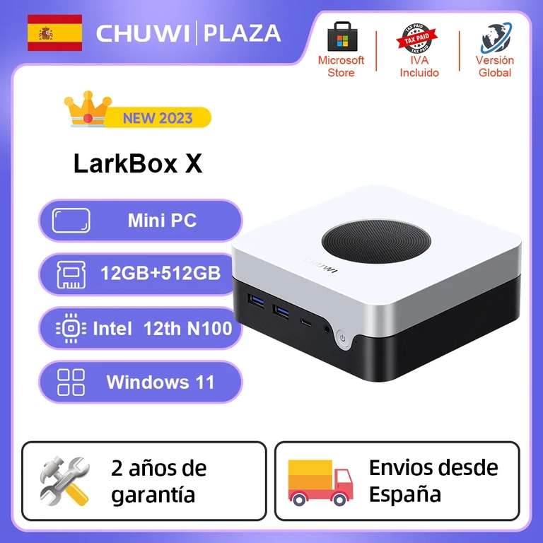 Mini PC CHUWI LarkBox X 2023 Intel N100 desde España