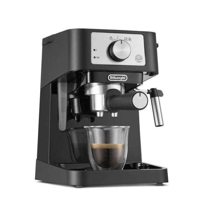 De'Longhi - Stilosa Cafetera Espresso. 15 bares de presión, capacidad 1L, potencia 1100W. Modelo EC260