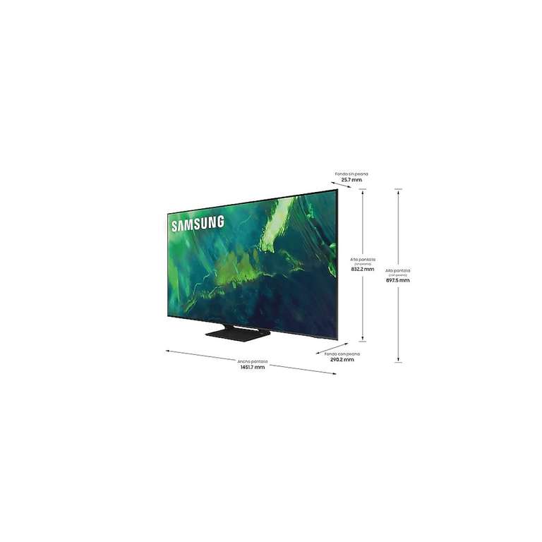 TV QLED 55" - Samsung QE55Q70AATXXC | 120Hz | HDMI 2.1 | Panel VA