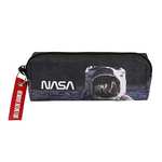 NASA Astronaut-Estuche Portatodo Cuadrado FAN 2.0, Negro, 21 x 8 cm