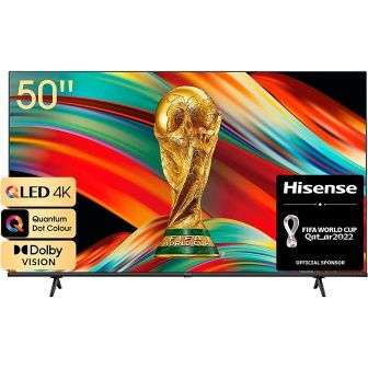 TV QLED 127 cm (50") Hisense 50E78HQ, 4K UHD, Smart TV (43" por 329€)