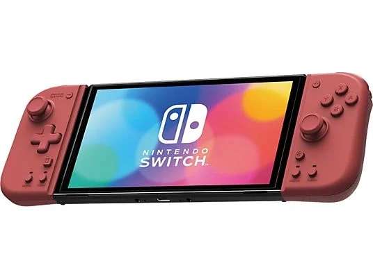 Mando Nintendo Switch - Hori Split Pad Compact, Para Nintendo Switch, Joy-Con, Rojo melocotón