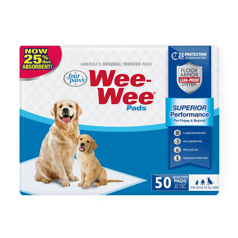 Four Paws Wee-Wee Almohadillas de Entrenamiento para Perros 56 x 58 cm 50 unidades