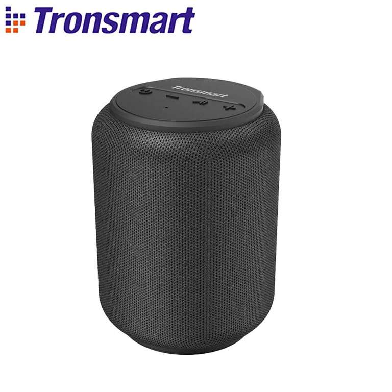 Tronsmart-minialtavoz Bluetooth T6, 15W inalámbrico, portátil, con sonido envolvente de 360 grados, asistente de voz