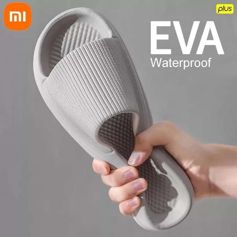 Xiaomi zapatillas de baño chanclas con plataforma gruesa antideslizantes de suela suave de EVA