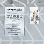 Amazon Basics - Cortina de ducha, 100% poliéster, Diseño de espiga, 72 Inches x 72 Inches