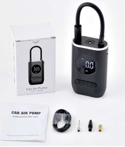 Mini bomba de aire eléctrica para coche, Inflador de neumáticos de carga inalámbrica portátil