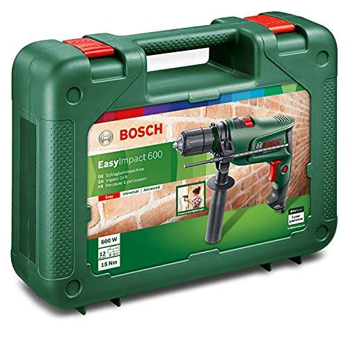 Bosch Home and Garden Taladro percutor eléctrico EasyImpact 600