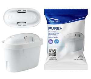 Aqualogis Pure+ - Cartucho de filtro de agua compatible con BRITA Maxtra+, Marella, Style, Fun