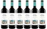 Viñas Del Vero Tinto Cabernet-Merlot - Vino Tinto D.O. Somontano - 6 botellas de 750 ml - Total: 4500 ml