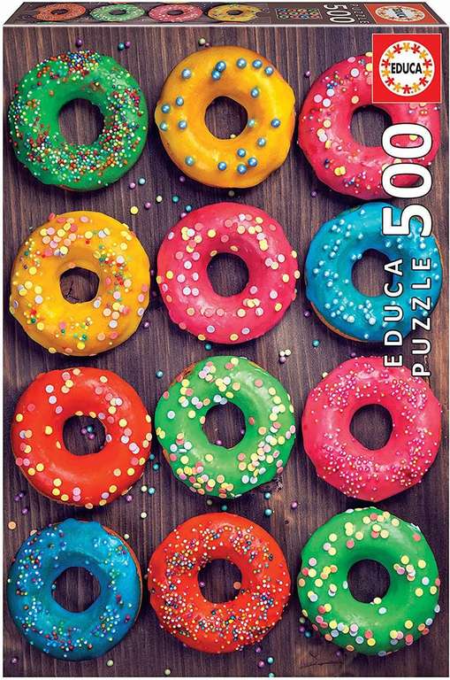 Educa - Donuts de Colores. Puzzle de 500 Piezas.