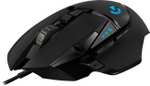 Logitech G G502 Hero Ratón Gaming con Cable, Captor Hero 25K, 25,600 dpi, RGB, Peso Personalizable, 11 Botones Programables- Negro