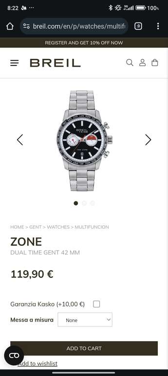Reloj de hombre BREIL Ew0565. (Nuevo usuario 25€)