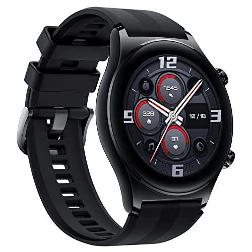 HONOR Watch GS 3 Reloj Inteligente, Pantalla a Color AMOLED de 1,43 Pulgadas, Llamada Bluetooth, monitoreo frecuencia cardíaca SpO2 con IA