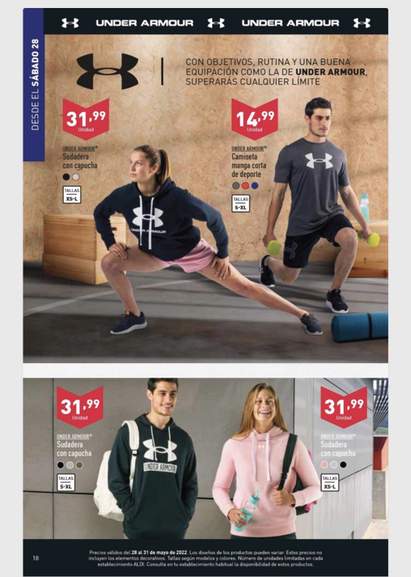 Recopilatorio Under Armour en ALDI (28-05-22) » Chollometro
