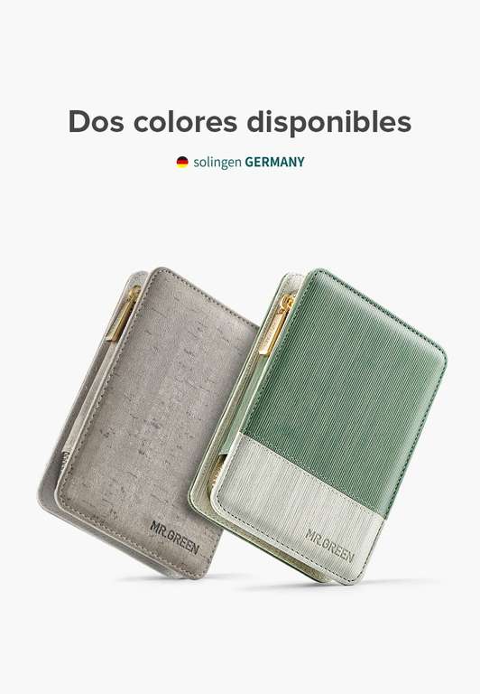 MR GREEN kit para Manicura y Pedicura en estuche de viaje (2 colores) (DESDE ESPAÑA)