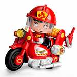 Pinypon Action - Moto de Bombero con 1 figurita, para niños y niñas de 4 a 8 años