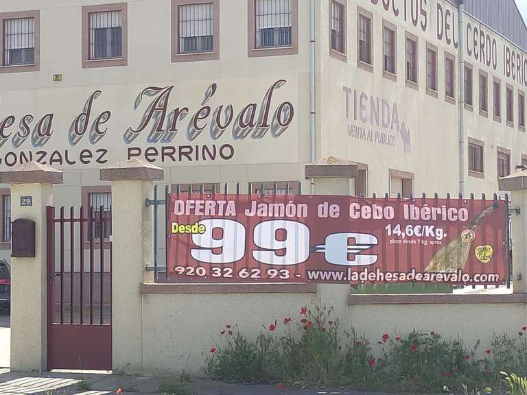 Ofertaza de jamones La Dehesa de Arevalo 14,60/kg