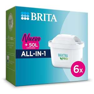 BRITA Cartucho de filtro de agua MAXTRA PRO All-in-1 pack 6 NUEVO