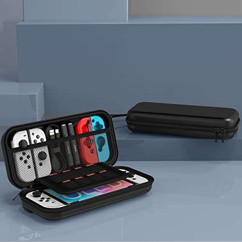 Funda para Nintendo Switch OLED Model Accesorio Kits, Funda para Switch OLED Carcasa Funda de Transporte para Nintendo Switch OLED