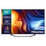 Hisense ULED Smart TV 55U7HQ (55 Pulgadas) 600-nit 4K HDR10+, 120 Hz, Dolby Vision IQ, Disney+, Freeview Play, Alexa Built-in, HDMI 2.1