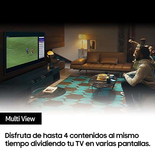 Samsung TV QLED 4K 2022 50Q64B - Smart TV 50" 4K, QLED 4K Lite, Quantum HDR10+, Multi View, Modo Juego Panorámico y Alexa