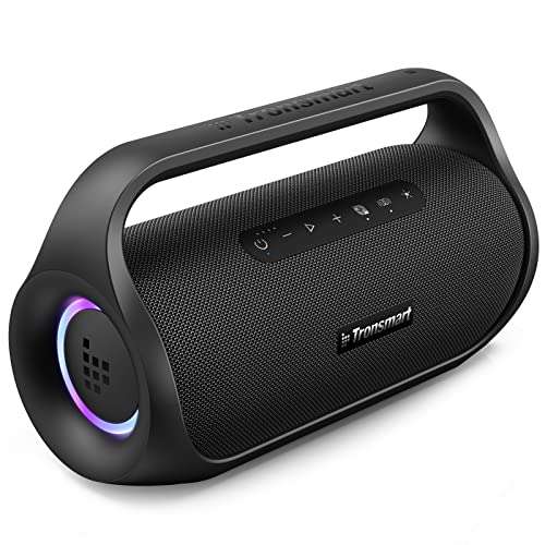 Tronsmart Bang Mini Altavoz Bluetooth 5.3 50W con Sonido Estéreo, Waterproof IPX6, 15H de Reproducción con Powerbank y NFC