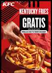 Kentucky Fries GRATIS por la compra de un Menú grande en KFC AUTO