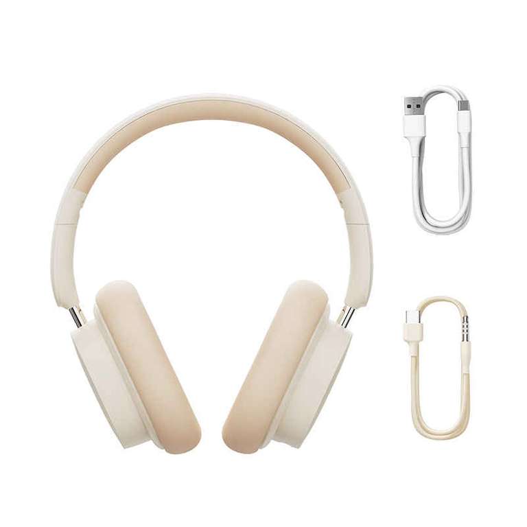 Baseus-auriculares inalámbricos Bowie D05, cascos con Bluetooth 5,3, estéreo HiFI, plegables, con cable de doble uso.