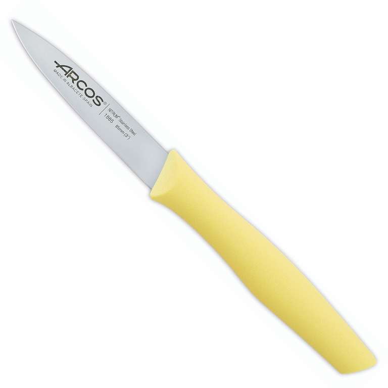 Arcos Cuchillo de chef de acero inoxidable de 12 pulgadas. Cuchillo de  cocina para cortar y pelar alimentos pequeños. Mango ergonómico de
