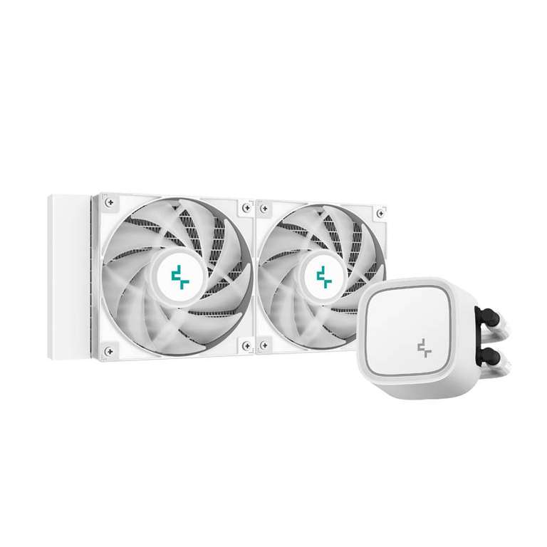 DeepCool LE520 White 240 ARGB – Refrigeración Líquida