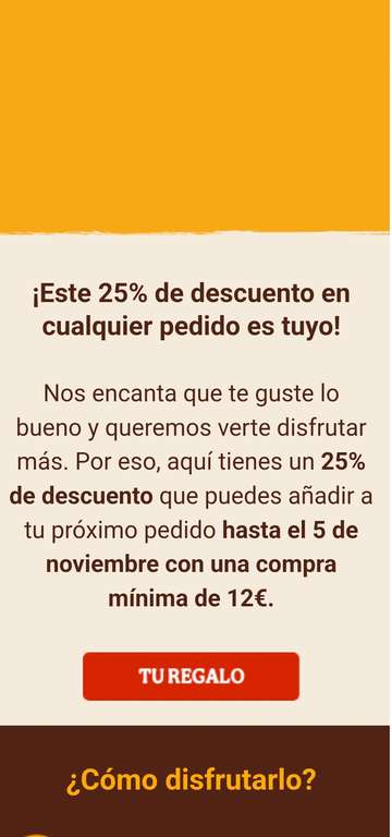 25% de descuento Burger KING - CUENTAS SELECCIONADAS