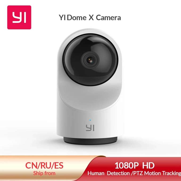 YI Dome Camera X 1080P HD cámaras IP cámara interior de seguridad con Wi-Fi