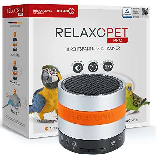 RelaxoPet Pro, Entrenador de relajación para Animales, calmante para Aves, Sonidos de Alta frecuencia