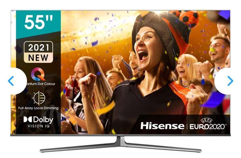 Smart TV ULED 55U8GQ 55" 4K Ultra HD Full Array HDMI 2.1 HDR10 - HISENSE