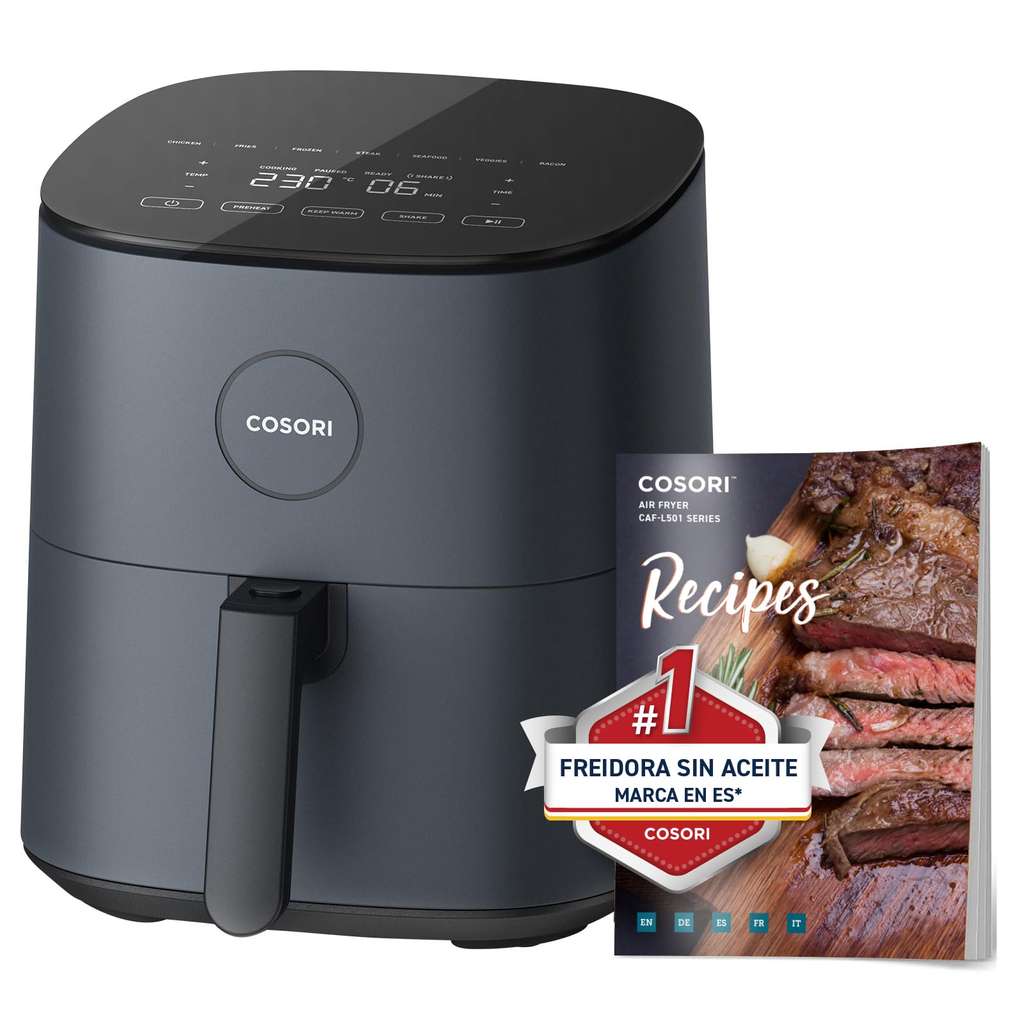 COSORI Freidora de Aire 4,7L, 75-230 °C, Air Fryer con 30+ Recetas en  Español, 9 Programas, Diseño Moderno y Elegante » Chollometro