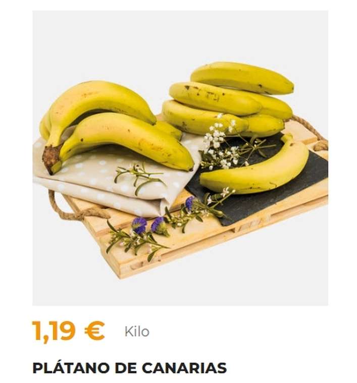 Plátano de Canarias x 1,19€ Kilo