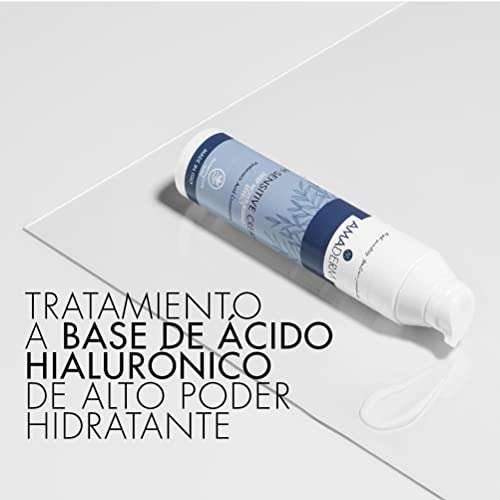 AMADERM H-Sensitive Men Cream 100ml | Crema Facial Hombre Hidratante con Ácido Hialurónico Concentrado | MADE IN ITALY Crema Hidratante