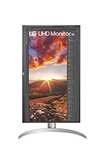 Monitor LG 27UP850-W - 4K -27 pulgadas, Panel IPS, 95% DCI-P3, 1200:1, altura regulable