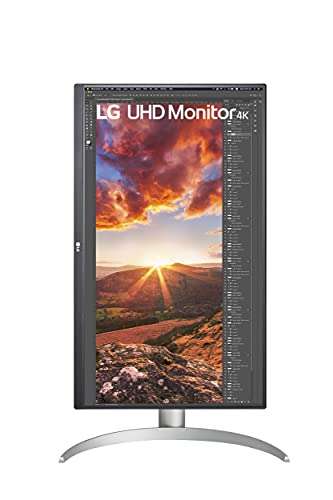Monitor LG 27UP850-W - 4K -27 pulgadas, Panel IPS, 95% DCI-P3, 1200:1, altura regulable