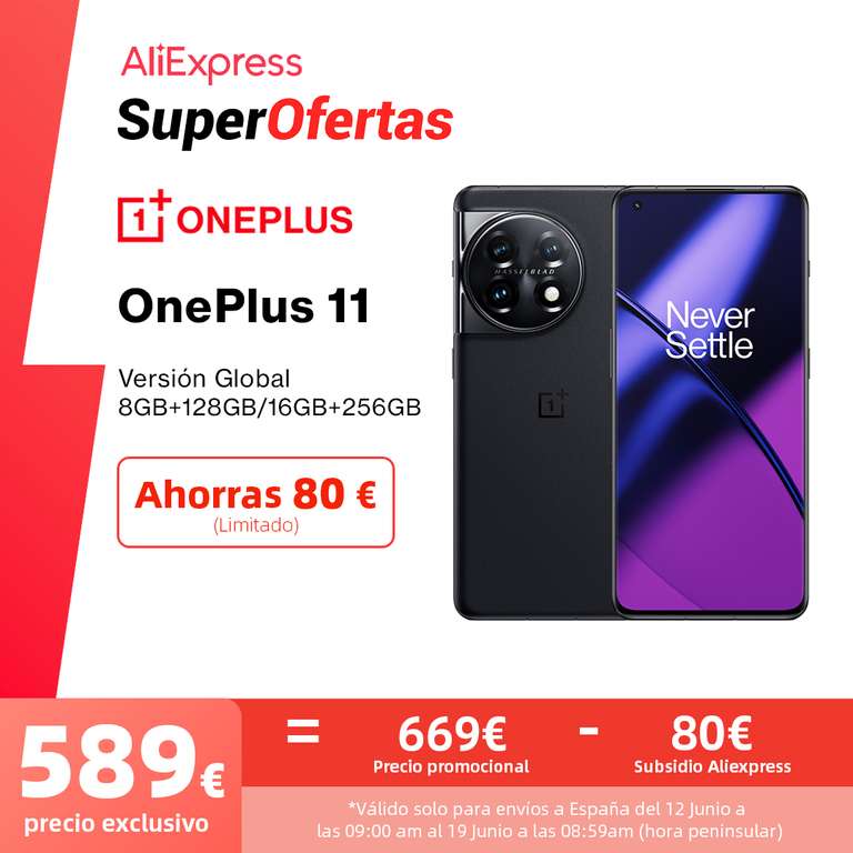 Oneplus 11 8GB/128GB Version EU--Envio desde España