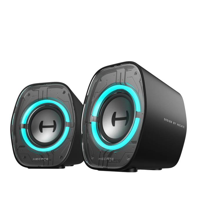 Edifier G1000 II Altavoces de Ordenador para Juegos, Controlador Rango Completo de 2,5″ y bajo Mejorado, Bluetooth 5.4 con USB-C/AUX, Ng/bc