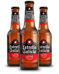 Estrella Galicia Especial - Cerveza Lager Especial, Pack de 24 Botellas x 25 cl.