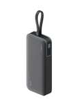 Power Bank 20000mAh Batería Externa Carga Rápida 40W Cable USB C Integrado PD3.0