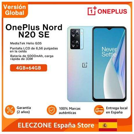 OnePlus Nord N20 SE 4GB/64GB Global - Desde España